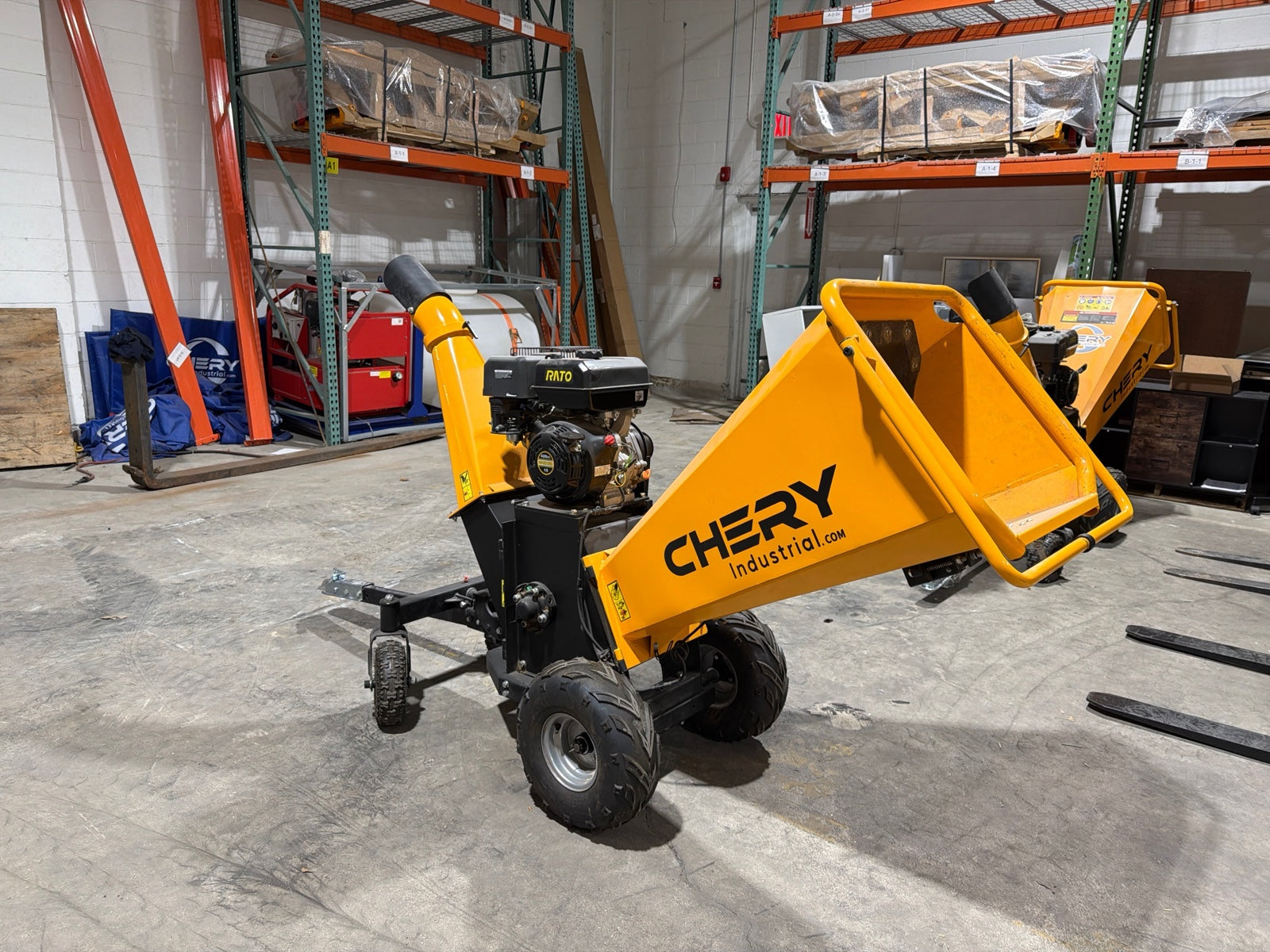 Wood chipper 15hp RATO with pull start
