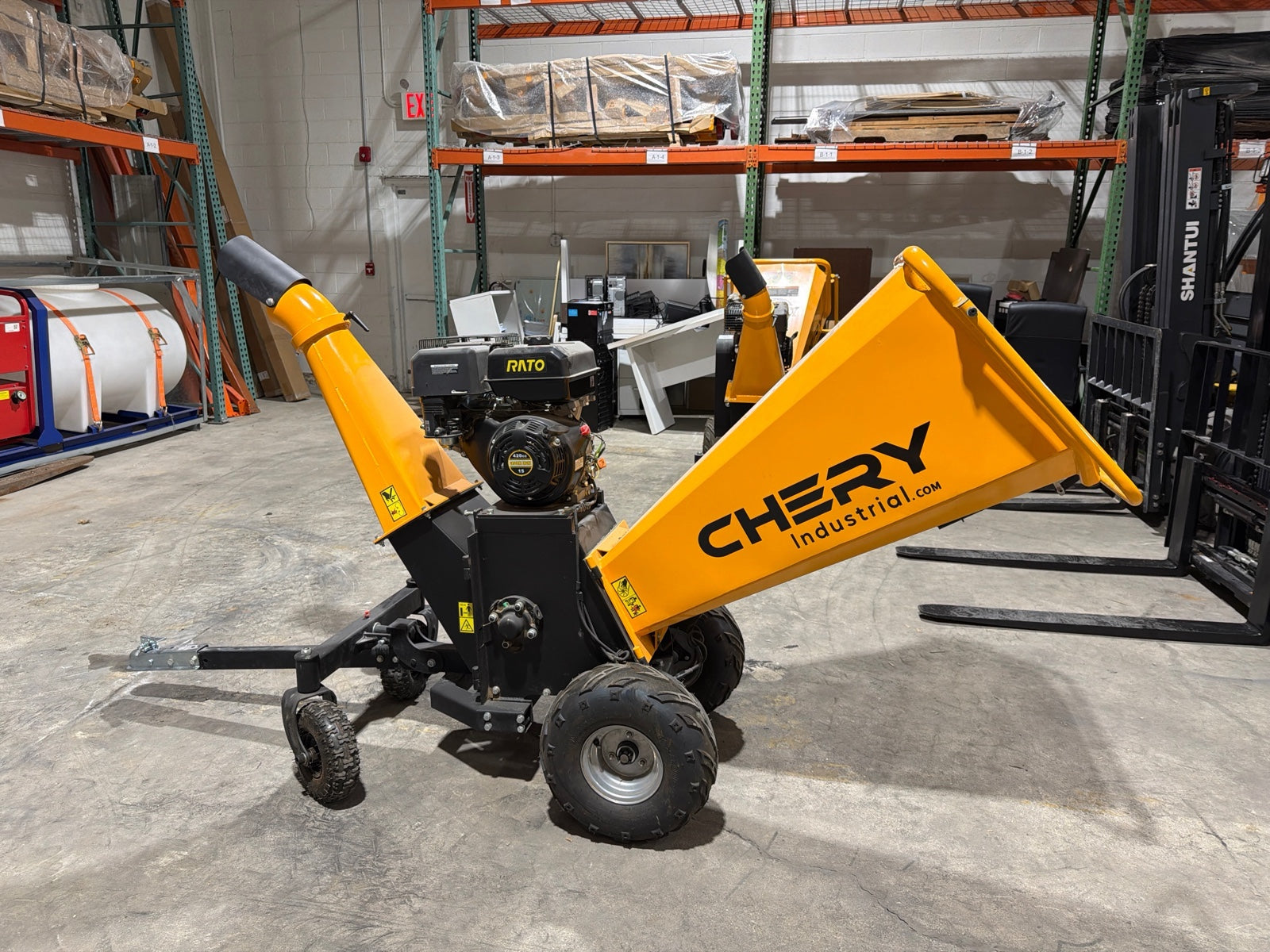 Wood chipper 15hp RATO with pull start