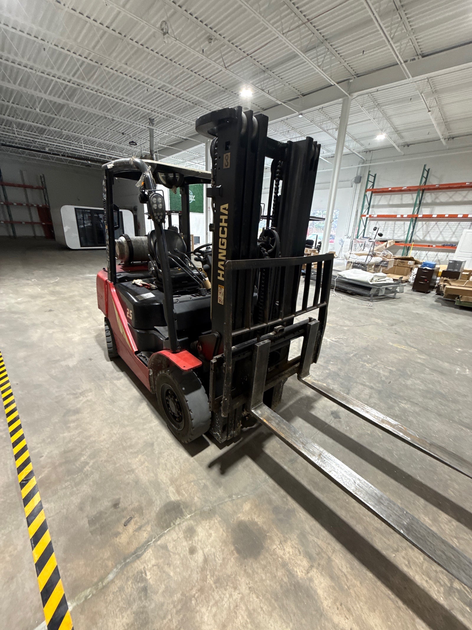 Used Hangcha 5,000 lb Diesel Forklift CPYD25, 2-Stage Mast – 6,500+ Operating Hours