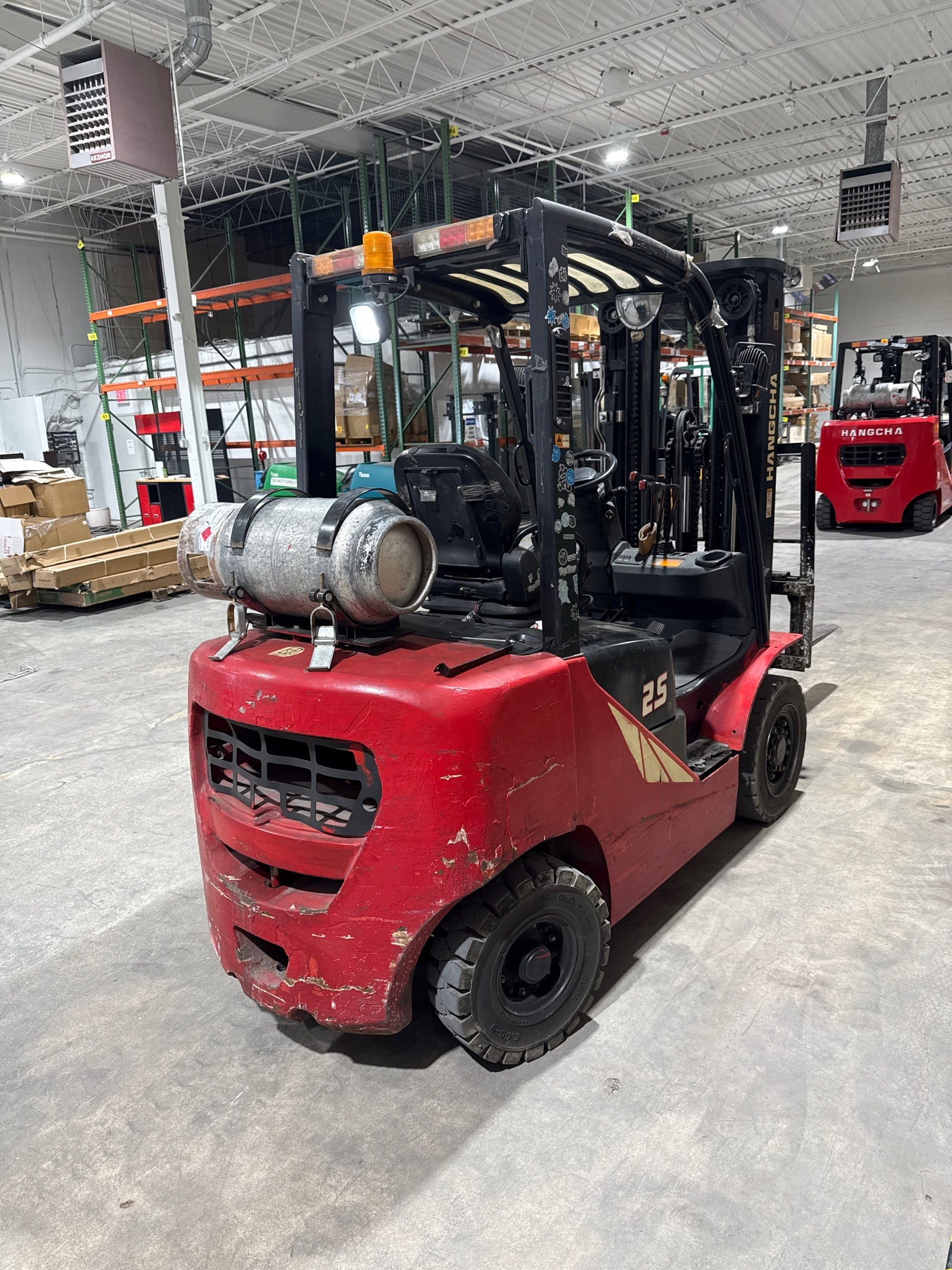 Used Hangcha 5,000 lb Diesel Forklift CPYD25, 2-Stage Mast – 6,500+ Operating Hours