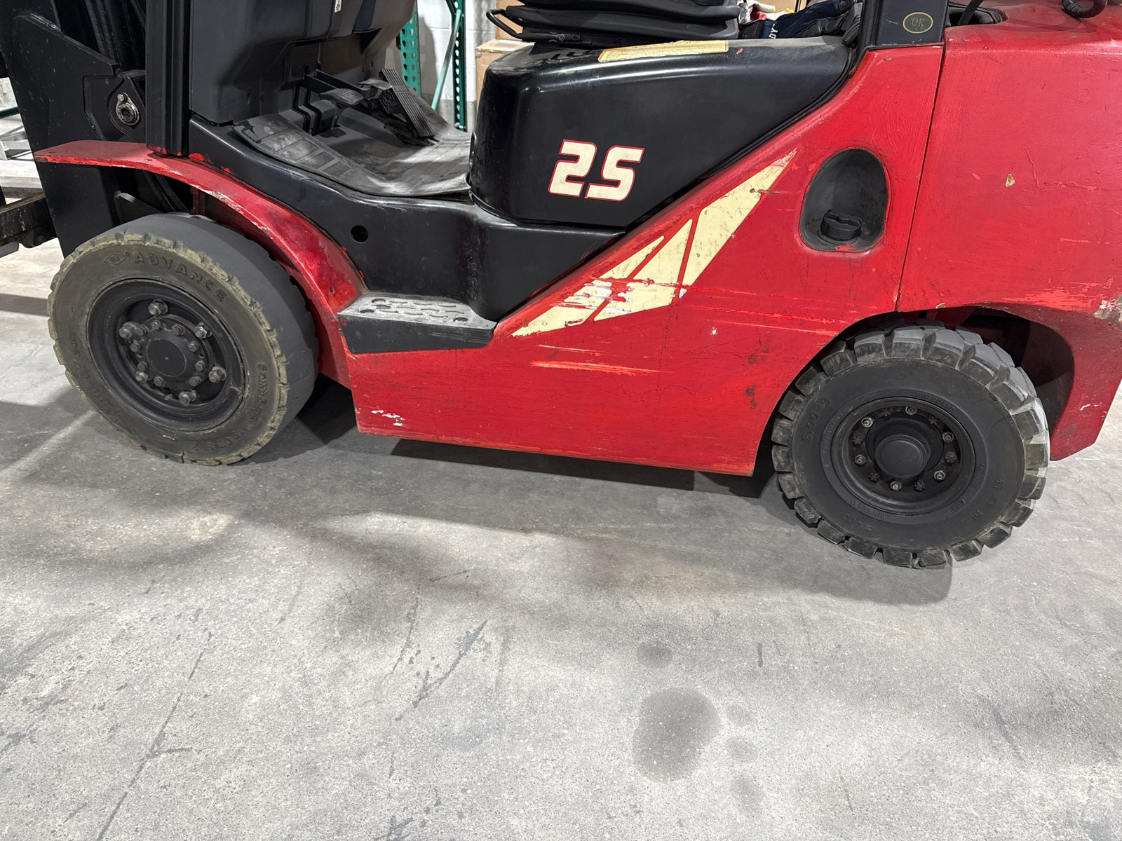 Used Hangcha 5,000 lb Diesel Forklift CPYD25, 2-Stage Mast – 6,500+ Operating Hours