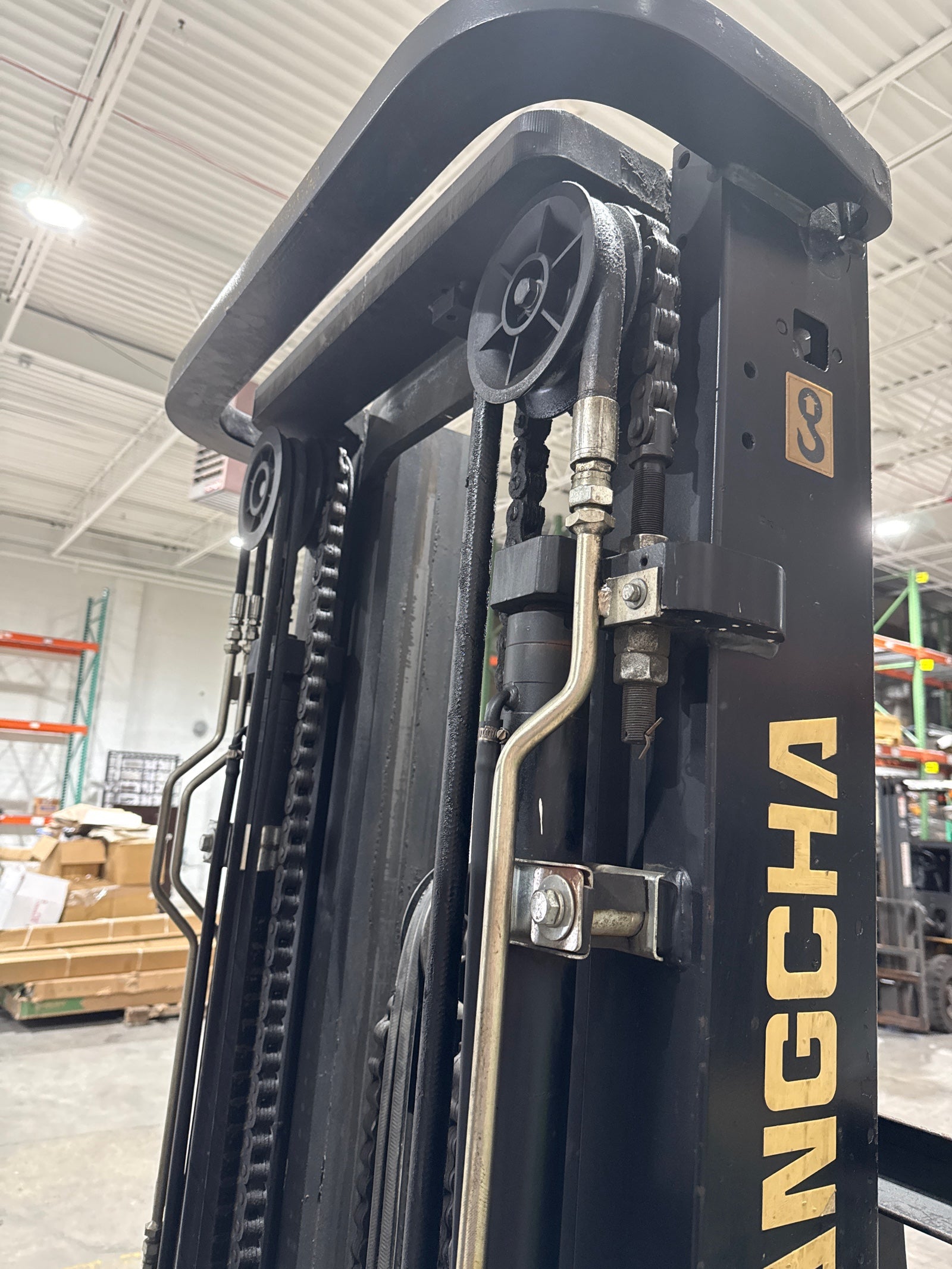 Used Hangcha 5,000 lb Diesel Forklift CPYD25, 2-Stage Mast – 6,500+ Operating Hours