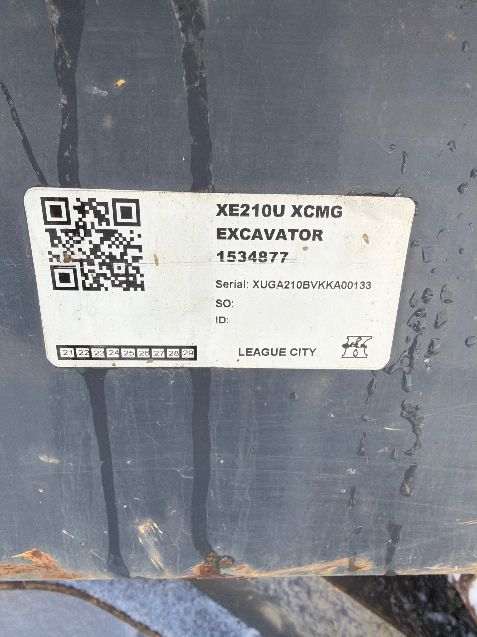 Used 2019 XuGong Excavator XCMG210U
