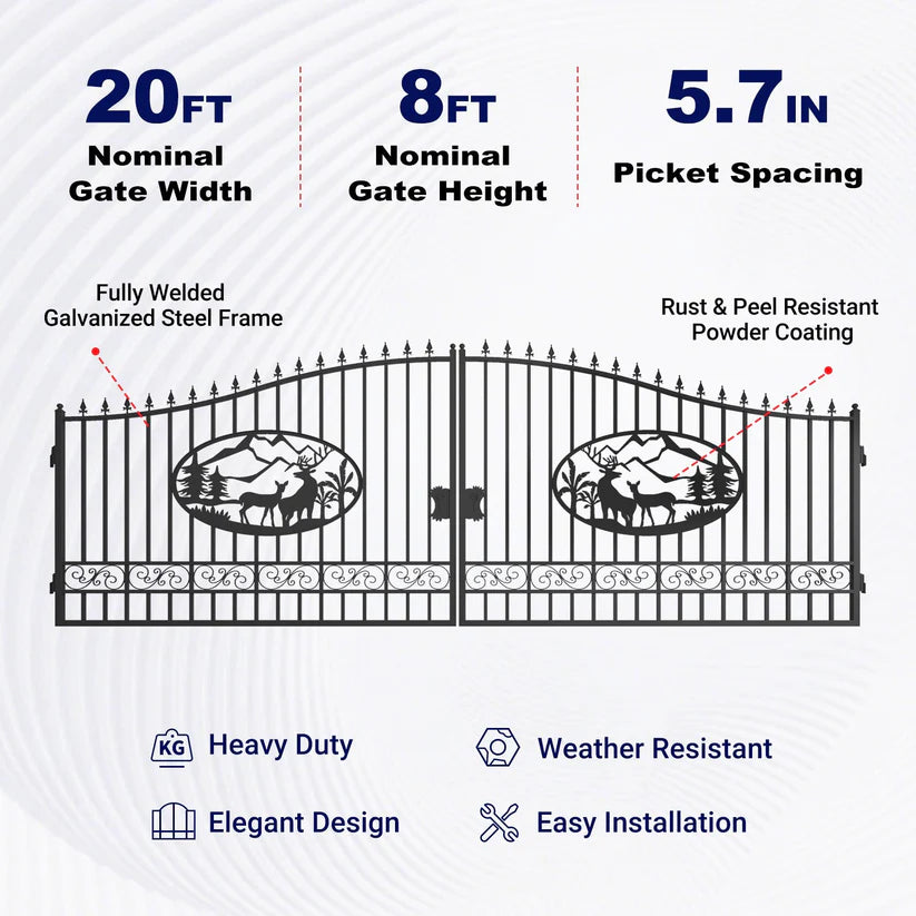 Unused Greatbear Iron Gate 20'- tree - EPE foam (MSRP: $2,300)