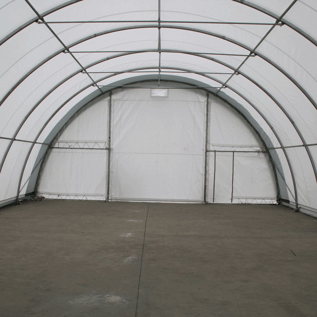 Single Truss Arch Storage Shelter W40'xL80'xH20'