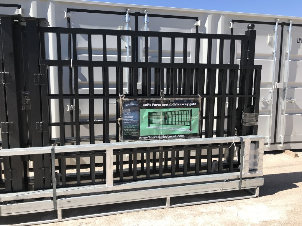 Unused 20ft Farm Metal Driveway Gate (MSRP: $2,490)
