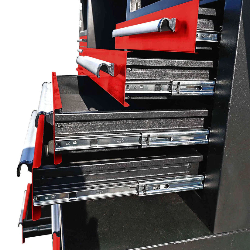 Unused Chery Industrial Work Bench H10ft-40D. Red (MSRP: $4,899)
