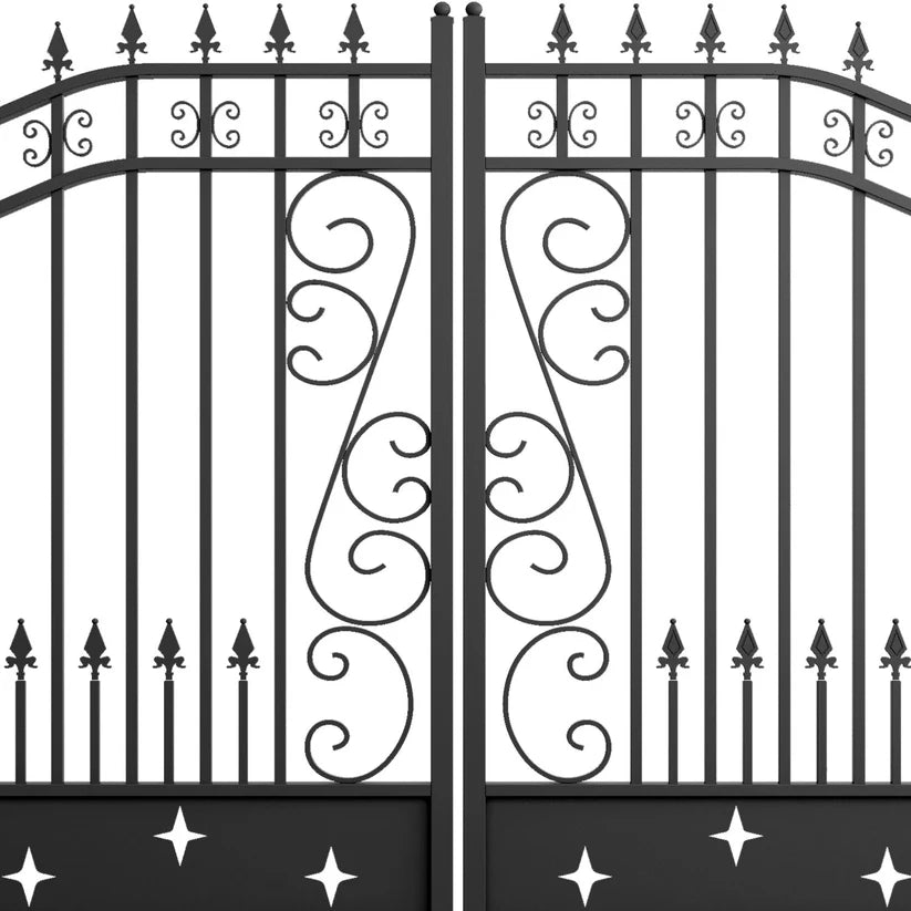 Unused Greatbear 16ft Iron Gate. artwork Star in the Middle - EPE foam (MSRP: $2,300)
