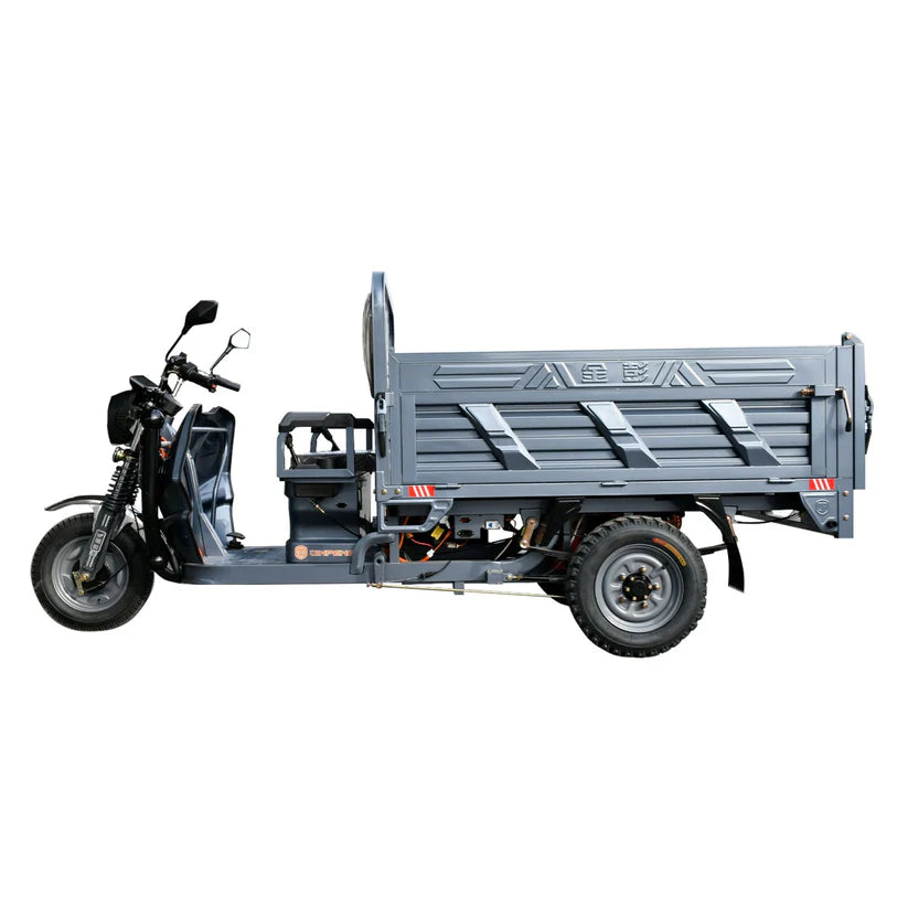 Unused Jinpeng 1500W Electric Cargo Tricycle Truck w/ Hydraulic Dump for Easy Unloading (MSRP: $5,799)