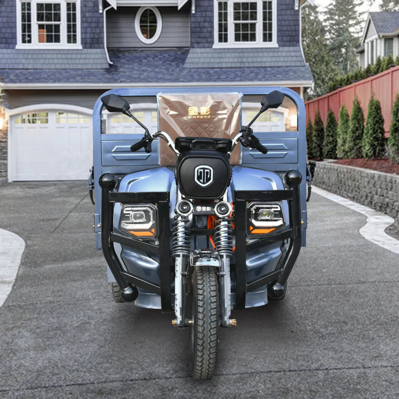 Unused Jinpeng 1500W Electric Cargo Tricycle Truck w/ Hydraulic Dump for Easy Unloading (MSRP: $5,799)