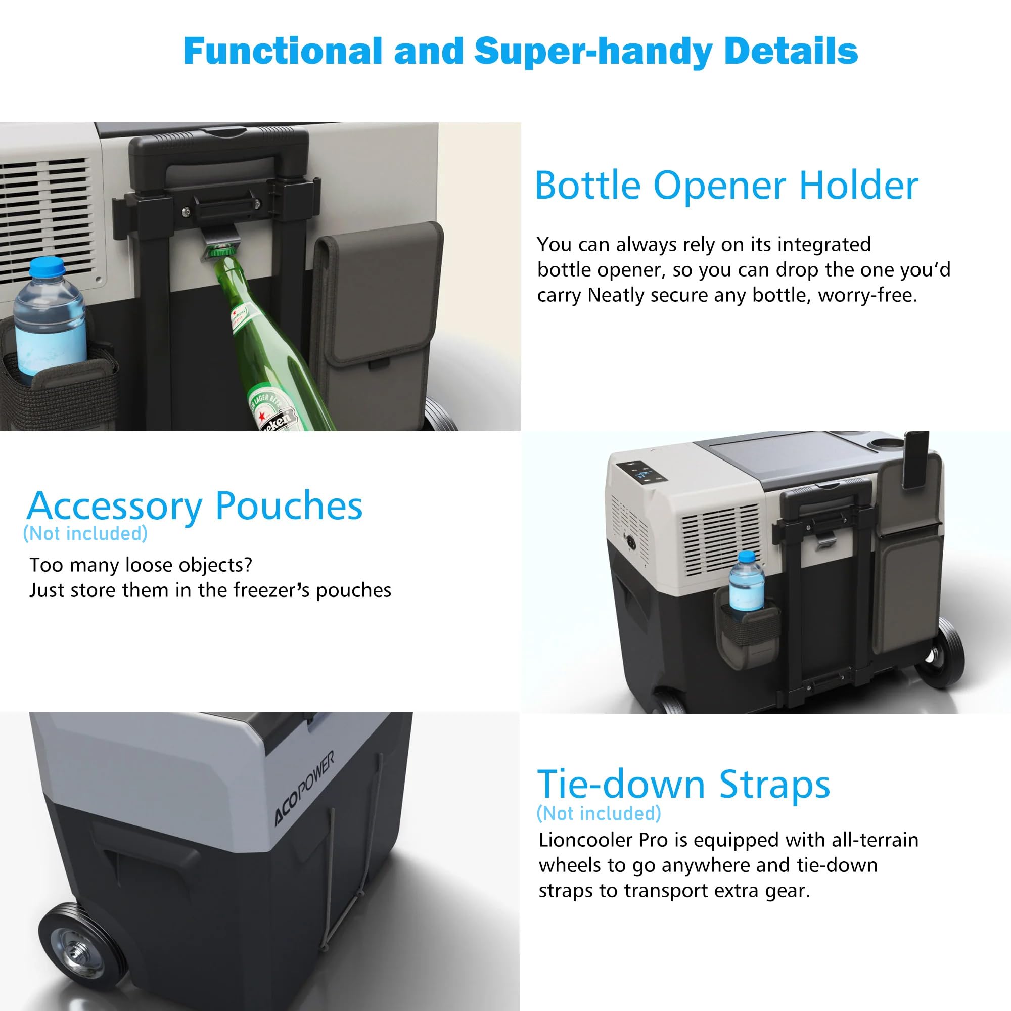 Unused LionCooler Fridge Freezer, 52 Quarts, no battery (MSRP: $578)