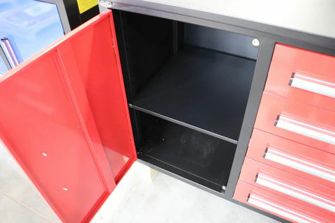 Unused Work Bench 7FT-20D Red (MSRP: $2,699)