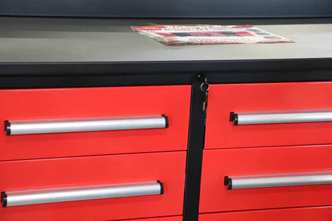 Unused Work Bench 7FT-20D Red (MSRP: $2,699)