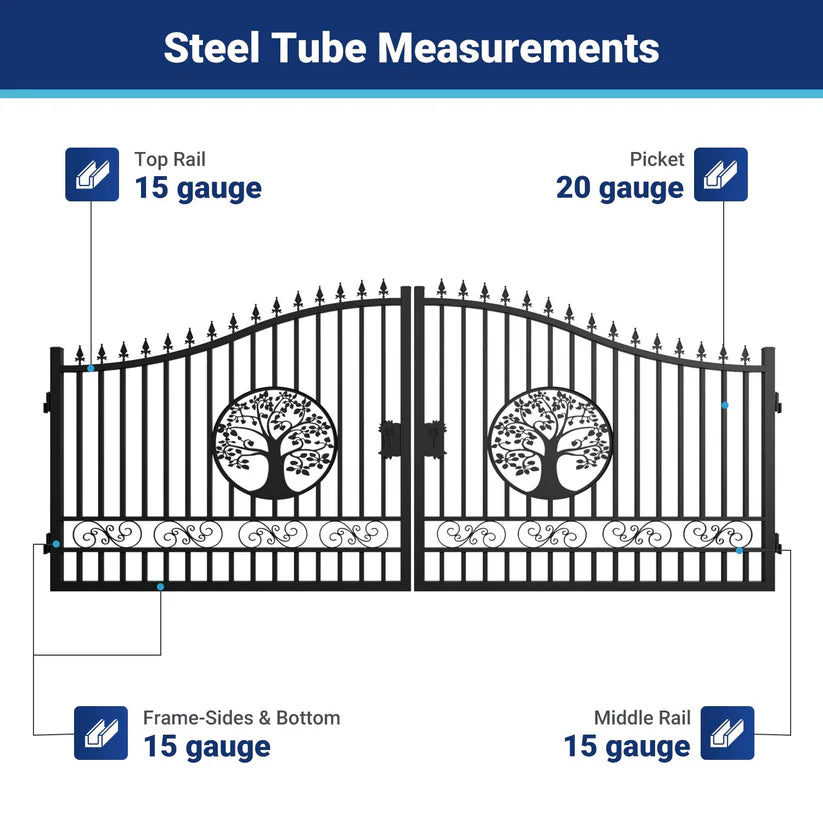 Unused Geatbear Iron Gate 16ft New type with Wider goalposts,no metal ball. Tree - EPE foam (MSRP: $2,300)